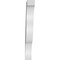 Ekena Millwork 3 1/2-in. W x 18-in. D x 30-in. H Funston Architectural Grade PVC Knee Brace BRCP035X18X30FST - alternate 3